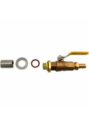 Krome Brand, No Weld Homebrew Beer Kettle Valve Conversion Kit - Brass