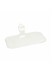 Restaurantware Plastic Pastry Pallet, Rectangular Pastry Plate, Rectangle Dessert Plate With Handle - 4&quot; X 2.2&quot; - Clear - 100Ct Box