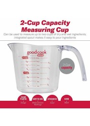 Good Cook Clear Measuring Cup with Measurements, 2-Cup