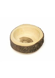 Lipper International Acacia Slab Tree Bark Bowl, 10 Diameter x 4.25 Height, Single Bowl