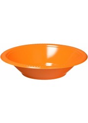 Amscan 43034.05 Orange Peel Plastic Bowls, 20ct