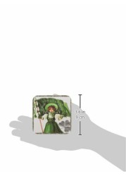 3dRose CST_42902_2 Erin Go Braugh, Irish Lady and Flag &#39;Vintage&#39; Soft Coasters, Set of 8