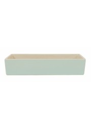 Bloomingville Cooking With Love Ceramic Olivia Tray With Mint Back, Multicolor