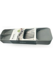 Amerteer -  Plastic Drawer Cutlery Organizer Tray Kitchen Storage Holder Rack For Cutlery Silverware Compact Cutlery Tray Spoon Cutlery Box