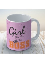 Girl Power: Girl you are the boss Coffee Mug