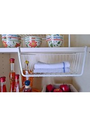 Organized Living Under-Shelf Basket - White