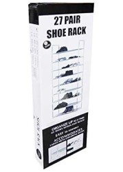 Stackable Shoe Rack for Home/Office, Portable Standing Shoe Rack (27 Pair) (Pack of 1 Unit).