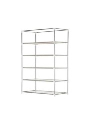 Generic 5-Tier Shoe Rack Coffee 55X7X22cm