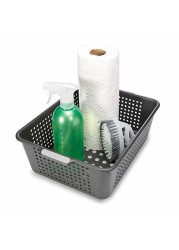 Madesmart Classic Medium Storage Basket - Granite | Classic Collection | Soft-Grip Dots And Non-Slip Feet | Bpa-Free