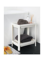 ZENHOME 2-Tier Storage Rack White