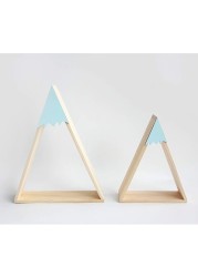 Generic Home Decor, Triangle Shelf, Blue