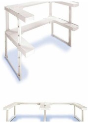 Spicy Shelf Stackable Organizer - White