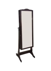 Comfy - Stylish Full Length Jewellery Cabinet with Mirror - Black