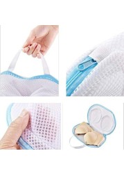 Doreen Small Bra Mesh Wash Bags for Laundry Wire-Free Brassiere Washing Machine Protector Underwear Travel Thicken Organizer Bag（GC893A）