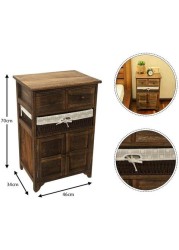 Yatai 3-Drawers Storage Organizer Removable Basket