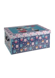 OWL DESIGN STORAGE BOX, BLUE, K8718158165749