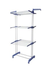 Generic Clothes Drying Rack Silver/Blue