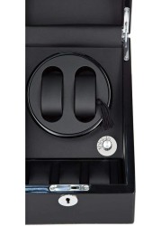 Generic Wooden Black Interior Automatic Watch Winder 2 - Ww2+3-Black