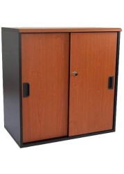 Mahmayi Metal Silini Sliding Door Cabinet, GES808, Multi-Colour, H82 x W80 x D45 cm