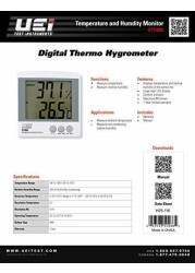 UEi Test Instruments Universal Enterprises Dth880 Wall Mounted Temperature And Humidity Tester