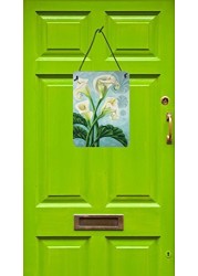 Caroline&#39;s Treasures Jyj0070Ds1216 Arum Lilly By Judith Yates Wall Or Door Hanging Prints, 12X16, Multicolor