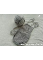 Newborn photography accessories, mohair hat and mohair shorts.