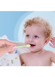 2pcs Baby Silicone Toothbrush Cleaning Fresh Breath Brush Soft Tongue Coating Brush Oral Care Tool Toothbrush Baby Products