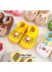 Baby sock shoes anti-skid spring autumn cartoon animal breathable shoes baby girl baby boy soft TPE sole baby boy casual shoes