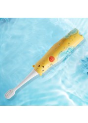 Electric Toothbrush Kids Sonic Toothbrush For Kids With 3 Brush Heads Silicone Toothbrush Baby Accessories