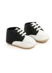 New Baby Shoes Leather Dress Shoes Toddler Boys Girls Non-slip Rubber Sole Baby First Walkers Baby Shoes Newborn Loafers