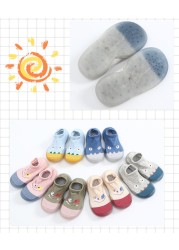 Baby Indoor Sock Shoes Kids Indoor Floor Anti-slip Slippers Outdoor Breathable Cotton Sock Shoes Baby Clothes Accessories