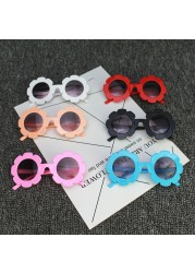 Bear Leader Children Sunglasses Accessory For Boys And Girls Flower Shape Frame Colorful Glass Cute Sunglass For Kids