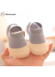 Baby Socks Shoes Infant Color Matching Cute Kids Boys Shoes Doll Soft Soled Baby Floor Socks Baby Girls First Walkers Shoes