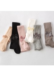 Children Tights Baby Girl Pantyhose Cotton Knitted Cotton Kids Stocking Baby Pantyhose Tights Toddler Girls Pantyhose