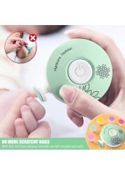 Electric Nail Trimmer For Baby Nail Polish Tool Kids Baby Grooming Set Manicure Set Easy Trim Nail Clippers For Newborn Toddler