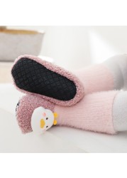 2021 Christmas Baby Shoes Winter Warm Newborn Toddler Shoes Thick Baby Girl Boy Shoe Indoor Floor Boots 0-24 Months