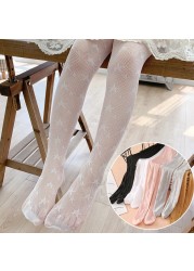 Spring Summer Autumn Baby Girls Pantyhose Children Princess Pantyhose Soft White Black Gray Star Pantyhose