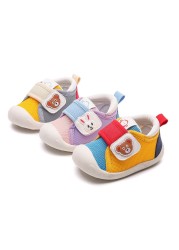 0-2 Y Baby Shoes Autumn Baby First Walkers Soft Bottom Baby Indoor Non-slip Casual Walking Shoes SCW026