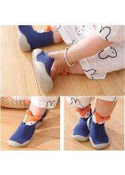 Baby Boy Girl Shoes Autumn Winter Spring Infant Nonslip Sock Baby Soft Rubber Sole Sock Toddler Shoes Anti-slip Floor Socks Shoes