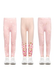 Girls Leggings Cotton Toddlers Trousers Fille Kids Pants Girls Skinny Pants Cartoon Pattern Print Children Leggings Trousers