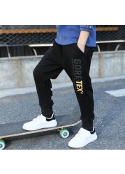 New Retail Selling Cotton Pants Kids Boys Solid Casual Joggers Jogging Enfant Garcon Leisure Children Long Pants 2-13 Y