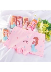 Girls Panties Kids Underwear Cotton Children Briefs Cute Cartoon Short 5pcs/lot