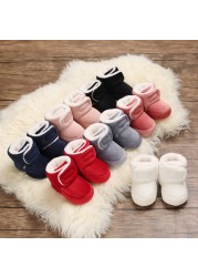 Newborn Super Warm Winter Boots Toddler Girls Princess Boots Winter First Step Boots Soft Sole Baby Toddler Shoes