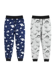 2-10 Years Boys Cotton Pants Dinosaur Print Casual Sweatpants Jogging Enfant Kids Baby Pants Long Trousers Sweatpants