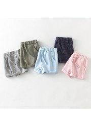 Children's cotton beach shorts, boys and girls' casual shorts, children's summer clothes