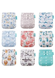 Adjustable Baby Training Pants Reusable Pocket Baby Cloth Diaper Washable Diaper Training Pants Nappy Changing 3-15kg