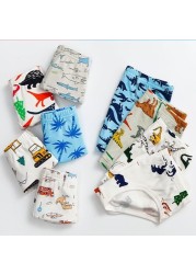 5pcs/lot Boys Panties Boys Underwear Cartoon Pants Panties For Baby Boy Kids Clothes Teenager Comfortable Briefs