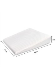 Baby Sleep Positioner White Bed Baby Wedge Pillow Prevent Flat Head Anti-reflux Raised Colic Pillow Cushion Shaping Pillow