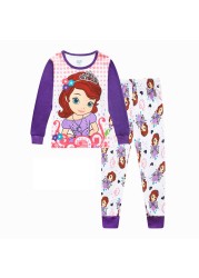 New Children's Rapunzel Clothing Set Boys Sleepwear Clothes Kids Pajamas Set Baby Girls Cotton Pajamas Cartoon Pajamas