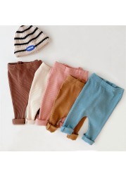 Baby Pants Leggings Cotton Elastic Pants For Newborns Girl And Boy Pp Pants Baby Belt Overalls Toddler Boy Pants Clothes